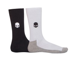 Носки Hydrogen Socks WHBK (2 пары), черные и белые арт. T00306-077