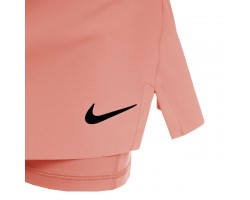 Теннисная юбка Nike Dri-Fit Slam Tennis Skirt оранжевая-foto3