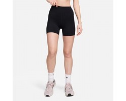 Женские теннисные шорты Nike One Dri-Fit High-Waisted 5in Biker Shorts черные-foto3