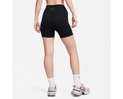 Женские теннисные шорты Nike One Dri-Fit High-Waisted 5in Biker Shorts черные-foto2