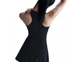 Женское теннисное платье Nike Dri-Fit Club Dress черное..-foto2