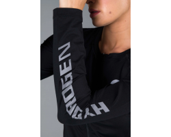 Футболка с длинным рукавом на молнии женская Hydrogen Zipped Second Skin LS-foto3