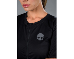 Футболка с длинным рукавом на молнии женская Hydrogen Zipped Second Skin LS-foto2