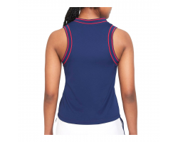 ЖЕНСКАЯ ТЕННИСНАЯ МАЙКА NIKE COURT DRI-FIT SLAM СИНЯЯ -foto2