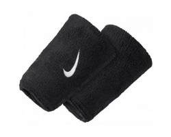 Напульсники Nike SWOOSH DOUBLEWIDE WRISTBAND (черные)
