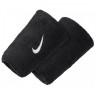 Напульсники Nike SWOOSH DOUBLEWIDE WRISTBAND (черные)