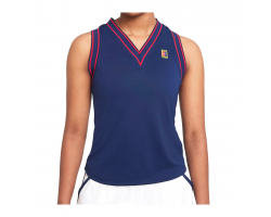 ЖЕНСКАЯ ТЕННИСНАЯ МАЙКА NIKE COURT DRI-FIT SLAM СИНЯЯ 