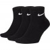 Носки Nike Everyday Cushion Ankle Socks Unisex черные и белые
